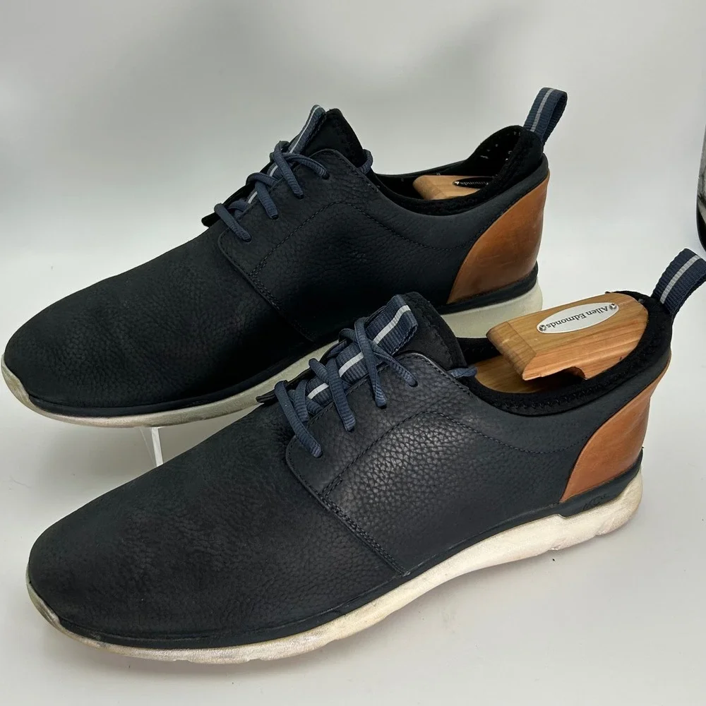 Johnston & Murphy XC4 Sneaker‎ Mens 12M Navy Leather Waterproof Comfort Business